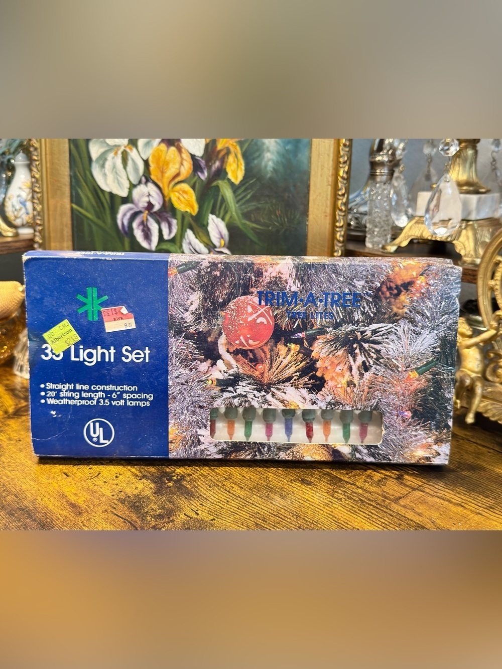 New Old Stock Vintage Christmas Lights (35-light/20’)